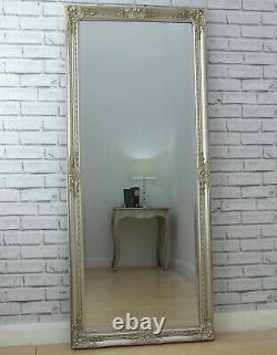 Impératrice Champagne Grand Miroir Mural Shabby Chic Pleine Longueur Inclinable 157cm x 68cm