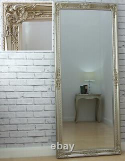 Impératrice Champagne Grand Miroir Mural Shabby Chic Pleine Longueur Inclinable 157cm x 68cm