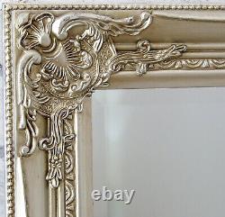 Impératrice Champagne Grand Miroir Mural Shabby Chic Pleine Longueur Inclinable 157cm x 68cm