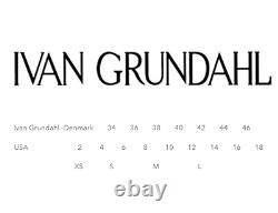 Ivan Grundahl Black Ruffled Avant Garde Art Port Maxi Jupe 42 L 12/14 T.n.-o. Ttcb