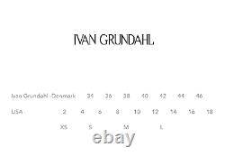 Ivan Grundahl Black Ruffled Avant Garde Art Port Maxi Jupe 42 L 12/14 T.n.-o. Ttcb