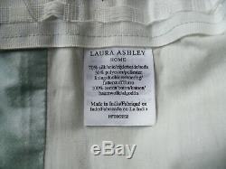 Laura Ashley Dupion Silk Canard Egg Entièrement Doublée Grande Largeur Longueur Pleine Rideaux S