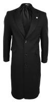 Manteau Long Pour Homme Style Mac En Laine Effet Charbon Noir Années 1920 Blinders