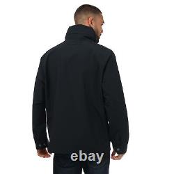 Manteau pour homme Gant Léger Mist à fermeture éclair complète et coupe régulière en bleu