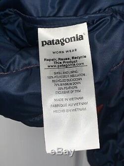 Mens Grand Patagonia Snap-t Vers Le Bas Classique Rouge / Marine Pull Veste 27246 Mint