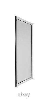 Miroir Mural Extra Grand Longueur Complète Argent Long 5ft10 X 2ft6 178cm X 76cm