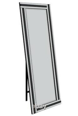 Miroir Mural Extra Grand Pleine Longueur Argent Sans Cadre 5ft9 X 2f9 174cm X 85cm