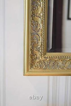 MiroirOutlet XY089 Grand miroir design ancien en taille réelle 160 x 73 cm, argenté
