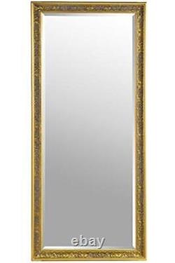 Miroiroutlet Grand Shabby Chic Ornate Plein Longueur Or Miroir Mural 5ft3 X