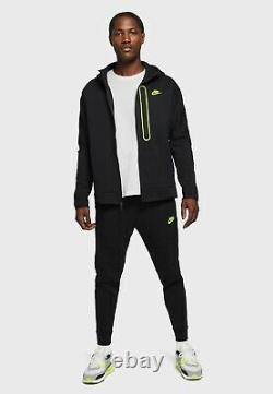 New Hommes Nike Tech Volt Sherpa Fleece Tracksuit Set Hoodie & Joggers Large Ltded