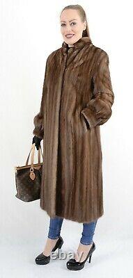 Nous2198 Belle Femme Fermier Mink Fur Coat Veste Taille L Nerzmantel