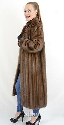 Nous2198 Belle Femme Fermier Mink Fur Coat Veste Taille L Nerzmantel
