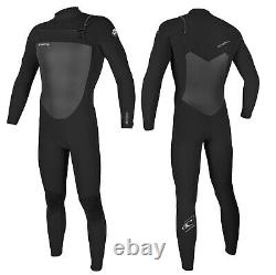 Oneill Epic 3/2mm Mens Chest Zip Wetsuit Full Length Wetsuit 2021 Noir