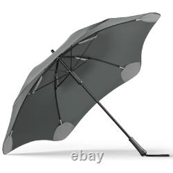 Parapluie classique BLUNT CHARBON Grand, bâton de longueur complète 120 cm GARANTIE DE 2 ANS