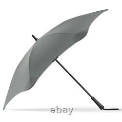 Parapluie classique BLUNT CHARBON Grand, bâton de longueur complète 120 cm GARANTIE DE 2 ANS