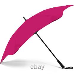 Parapluie classique BLUNT rose, grand, à manche long de 120 cm, garantie de 2 ans.