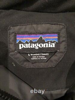 Patagonie Femmes Black Duckdown Full Longueur Taille Grande Manteau Puffer