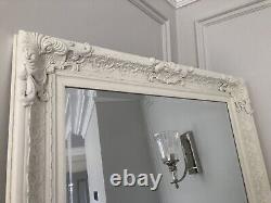Pembridge Large Full Length Antique Cream Leaner Wall Floor Mirror 75 X 32