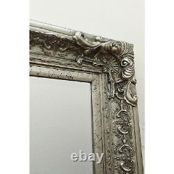 Pembridge Large Full Length Antique Silver Leaner Wall Floor Miroir 75 X 32