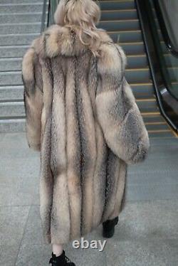Perfect Full Length Crystal Fox Fur Cat Full Pelts One Of A Kind
