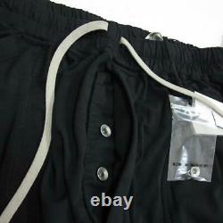 Rick Owens Drkshdw Mt Drawstring Long Pants Black Full Length Men's L From Japan