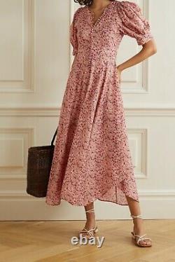 Robe Doen Nouveau Avec Les Mots-clés Laurel Dress In Pink Valley Floral Taille Grand