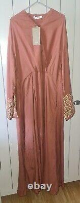 Robe longue Abaya en terracotta Aab Taille L 54 Neuf avec étiquettes