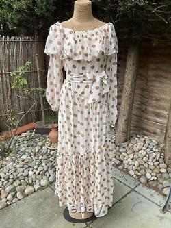 Robe maxi à motif de mangue