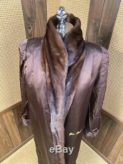 Salon De La Fourrure Amazing Macy 50 Cadrage Brown Ranch Mink Coat Fur Grand 10 12