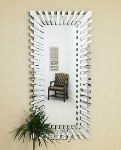 Starburst Grande Longueur Sol Mural Rectangulaire Living Hallway Chambre Miroir