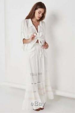 Tn-o Sort & Et Gypsy Collective Hanging Rock Maxi Jupe-au L