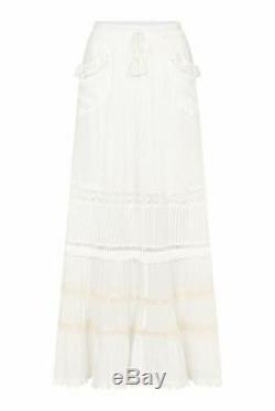 Tn-o Sort & Et Gypsy Collective Hanging Rock Maxi Jupe-au L
