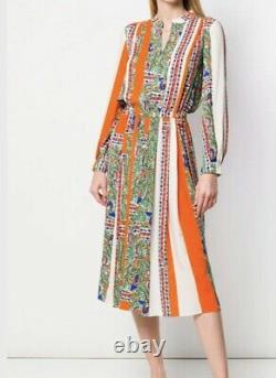 Tory Burch Maxi Robe D'impression Florale New Avec Tags Taille Us 10 / Uk 14