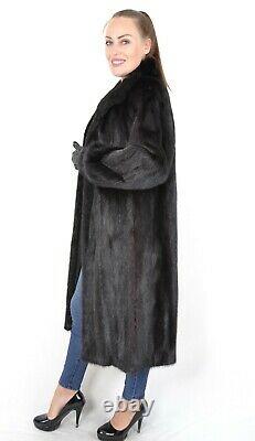Us2693 Fantastic Mink Fur Coat Veste Pleine Longueur Taille Féminine L Nerzmantel