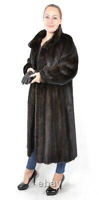 Us2722 Belle Saga Mink Coat Fur Longueur Pleine Lightweight Taille L Nerzmantel