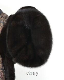 Us3508 Glamorous Real Mink Coat Peaux Entières Longueur Complète Légère Taille L