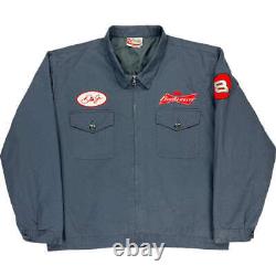 Veste de course Chase Authentics Budweiser X-Large en coton bleu