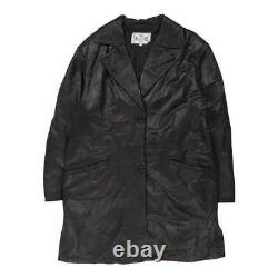 Veste en cuir sans marque XL en cuir noir