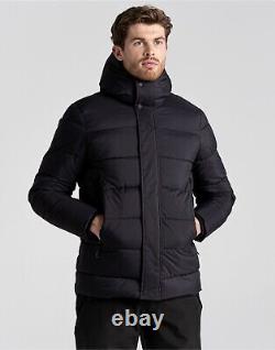 Veste isolante matelassée d'hiver Craghoppers Expert avec 4 poches, capuche et zip intégral