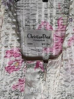 Vêtements d'intérieur Christian Dior Orchidées Grandes Tailles à fermeture éclair 1/4 de longueur Mint! Sans rides.