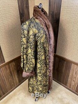 Vintage Alaska Fur Galley Cadrage En Pied Brown Ranch Mink Coat Fur Grand 8 10