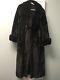 Vintage Longueur Pleine Acajou Mink Coat Taille Grand Excellent État! Doit Vendre