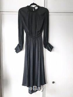 Zara Backless Robe En Satin Taille L Uk 12